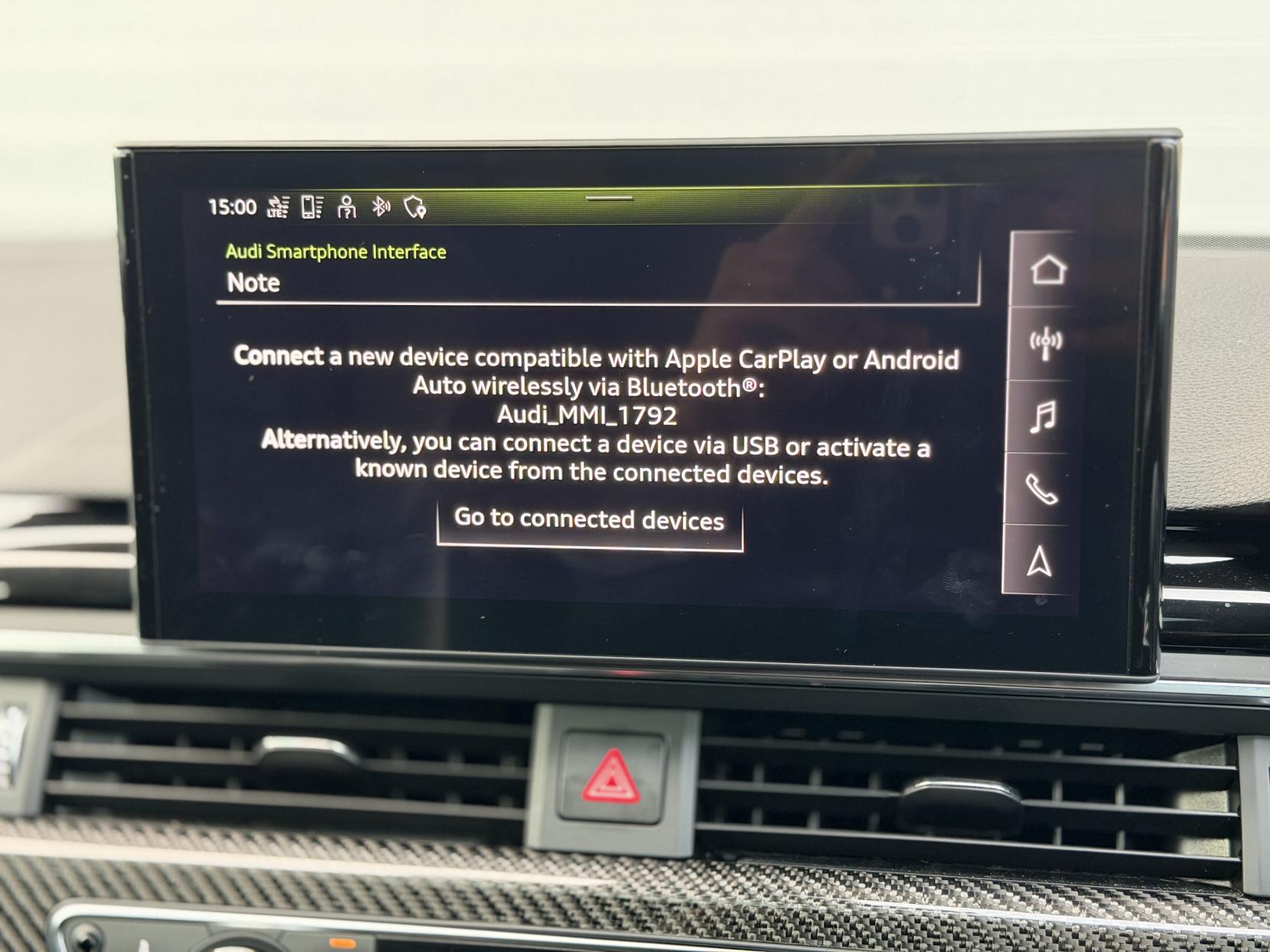 Audi RS4 Avant 2.9 TFSI V6 Carbon Black Estate 5dr Petrol Tiptronic quattro Euro 6 (s/s) (450 ps)