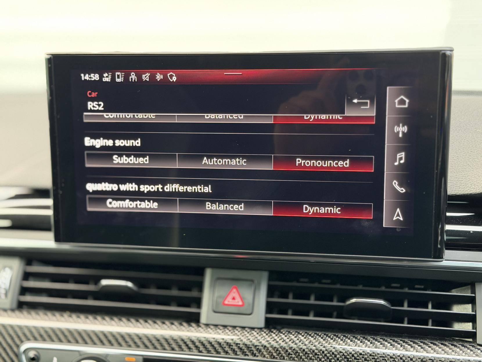 Audi RS4 Avant 2.9 TFSI V6 Carbon Black Estate 5dr Petrol Tiptronic quattro Euro 6 (s/s) (450 ps)